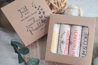 Happy Hour Natural Flavored Lip Balm Gift Set – 4 Cocktail-Inspired Lip Balms