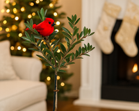 Olive Topiary Tree in Silver Metal Tin with Rope