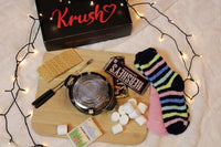 BESTSELLER! Camp Date Night Box | Smore Set | Romantic Date Idea At Home | Couple Anniversary Birthday Gift Basket | Cozy Date Night Box