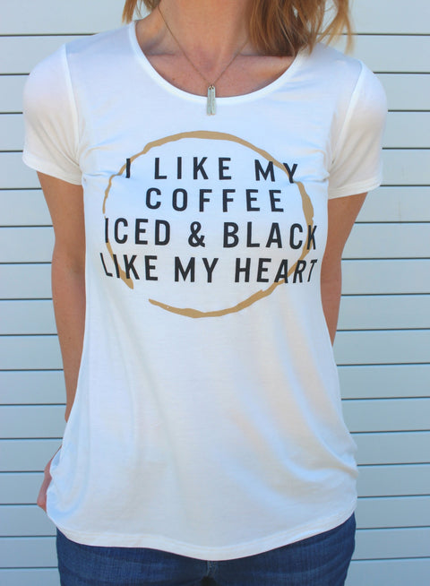 Iced Coffee Tee Shirt
