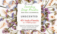 100% Natural Laundry Soap Powder