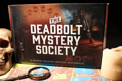 The Deadbolt Mystery Society Murder Mystery Game Subscription - Makes the perfect Christmas gift idea!
