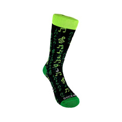 Music Note Matrix Socks from the Sock Panda (Tween Sized)