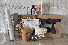 Crate 4: Showstopper Cupcakes - Featured recipe: Fresh Strawberry Cupcakes. Crate contains all tools shown here!