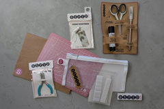 Torn Paper Art Craft Box with Tool Kit