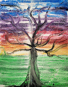 Paint Pouring Tree of Life Art Kit - SKU PP0522