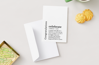 Congratulations Greeting Card with Loose Leaf Tea by Aura Herbal Teas