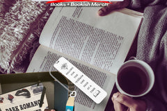 Dark Romance Book Box with bookish themed merchandise expertly curated and custom-made by Gothika Books!