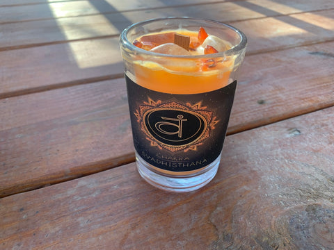 Sacral (Svadisthana) Chakra Candle - The Second Chakra