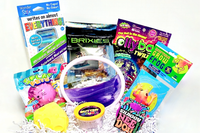 School Sensory Box with Grow frog, Butter dough, Squish cheese, Splat pet, Needoh, Brixies Sloth, Olly Ball, Wonder Stix, SandShifters