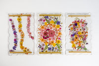 Pressed Flower Seving Tray KIt - From Adults & Craft DIY Craft Kit Company based in Denver Colorado USA