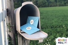 Hooray Mail is subscription snail mail for curious kids ages 2-5. Get 2 activity cards in the mail per month.