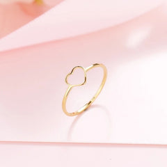 I LOVE YOU ♡ Stainless Steel Minimalist Ring GIFT