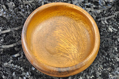 Beautiful 4" acacia wood bowl—perfectly sized for snacks, spices, or small bites with natural charm.