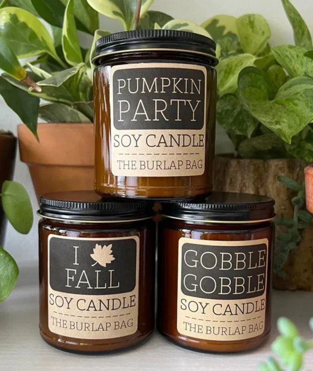 The Burlap Bag Soy Candles