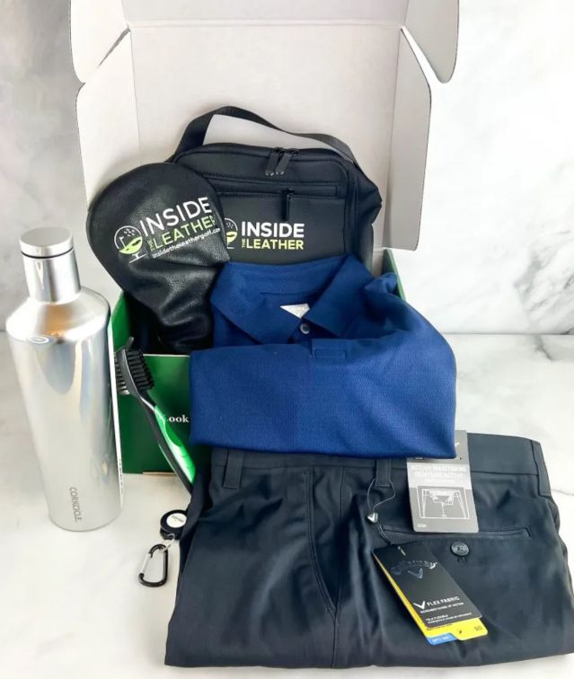 Inside the Leather Golf Gear Box