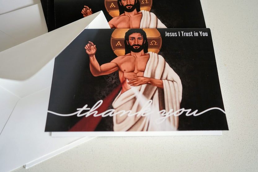 Divine Mercy Thank you Cards