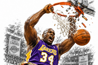 Basketball Legends Poster Subscription | 20 A3 Prints Monthly