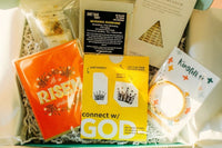 Christian self-care box, Christian mental health box, trauma-informed Christian care package, Christian subscription box for grief, Faithbox