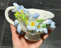 Dreamcloud Modern Floral Ceramic Tea and Coffee Set