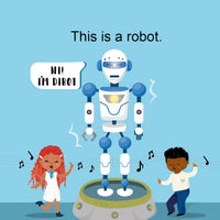 Robot Children's Book : I Can Read Books For Kids Level 1