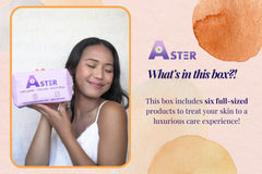 Aster Anti-Aging Skincare Gift Set | 6 Full-Size Vegan & Organic Products