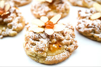 Apricot Cloud French Pastry baking kit for adults featuring airy French pastry filled with vanilla pastry cream and apricot.
