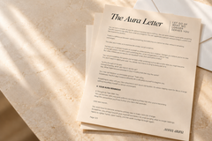 The Aura Letter by Working On My Aura x Coquihalla | Monthly Snail Mail Subscription
