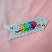 Lin-Manuel Miranda "Love is Love is Love is Love" Broadway Wooden Sign