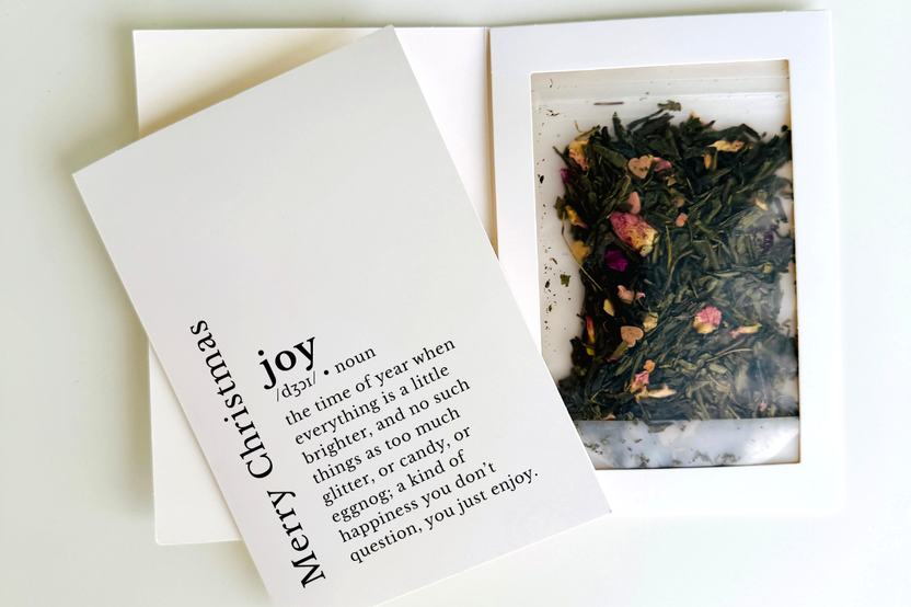 Greeting Cards with Surprise Tea Inside: Quarterly Celebration Subscription by Aura Herbal Teas