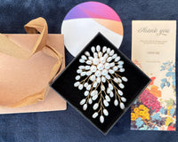 Dreamcloud handcrafted freshwater pearl brooch and pendant jewelry Gift Box