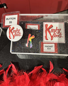 Official Kinky Boots Broadway Musical inspired Pride Rainbow enamel pin