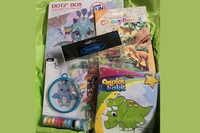 Craft n Stitch Subscription Boxes are filled with at least one sewing kit & three variety craft kits, plus stickers, tools & more