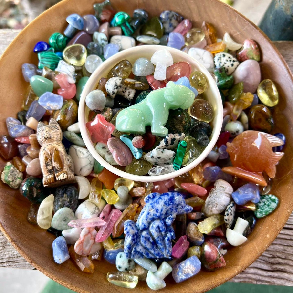 8oz of Crystal and Polished Stone Confetti
