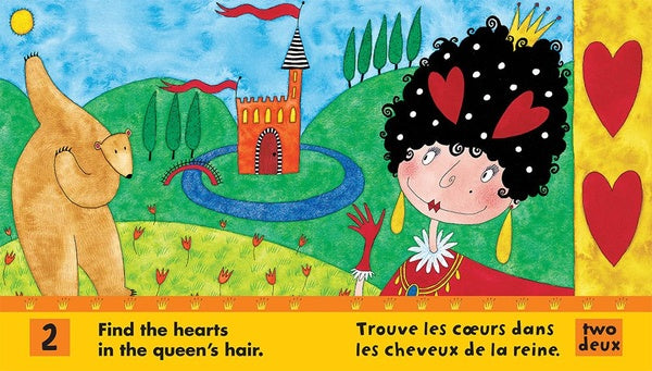 Ours dans un carre / Bear in a square - bilingual French/English paperback book - Barefoot Books