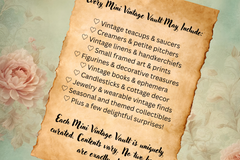 Mini Vintage Vault - Curated Vintage Treasures Delivered to Your Door