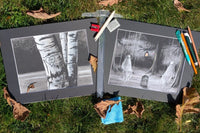 Our October 2025 Art Box, will include the drawings, Enduring Imprint and Grave Humor.  Come and get dirty with us and create.