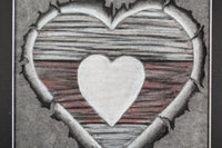 Our February 2026 Art Box, will include the drawings, Ripped Heart and Dream Catcher.  Come and get dirty with us and create.