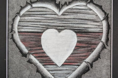 Our February 2026 Art Box, will include the drawings, Ripped Heart and Dream Catcher.  Come and get dirty with us and create.