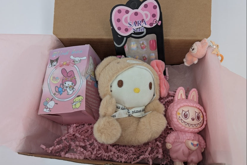 Mystery blind figure box with surprises for girls
