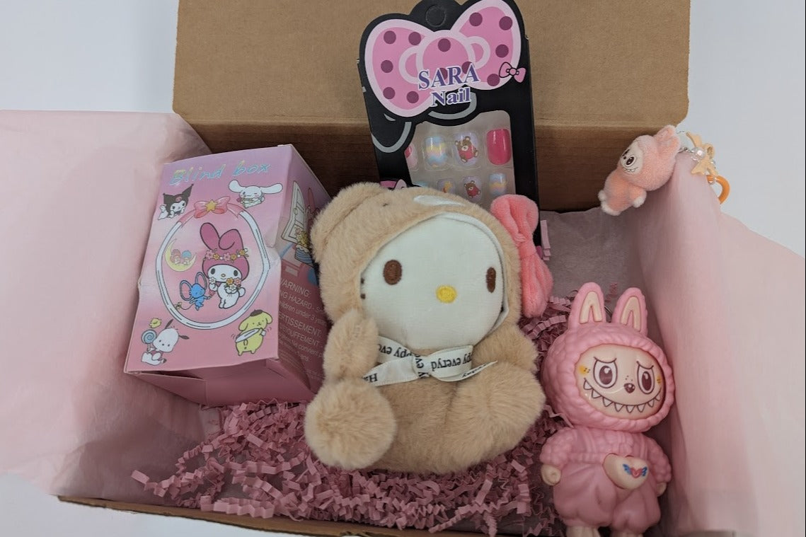 Mystery blind figure box with surprises for girls