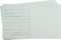 We see a basic latent fingerprint kit with brush powder and tape to lift latent fingerprints from surfaces