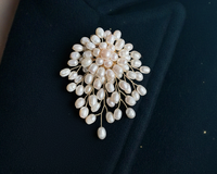 Dreamcloud handcrafted freshwater pearl brooch and pendant jewelry Gift Box