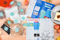 Festival Ladoos baking kit featuring pre-measured ingredients, inspired by Indian sweets and turmeric’s natural color.