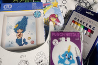 Craft n Stitch Subscription Boxes for teens are filled with at least one sewing kit & three variety craft kits, plus stickers, tools & more