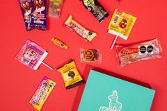 Image of Mexicrate Pequeña Box and candy.