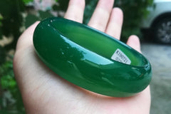 Emperor Lv Jade Bracelet