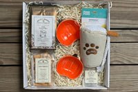 Brews for Rescues - Coffee & Pet Box
One 12oz bag of coffee
One Large bag pet treats
One Pet Toy
One Surprse Gift for the human