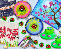 The Kids Craft Holiday Gift Bundle - 6 Festive DIY Craft Kits for Kids, Ready-to-Gift Christmas Craft Kit (Ages 3–9)