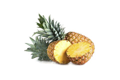 Potent antioxidant high in vitamin C, Pineapple naturally exfoliates the top layer of dead skin cells by penetrating through the skin